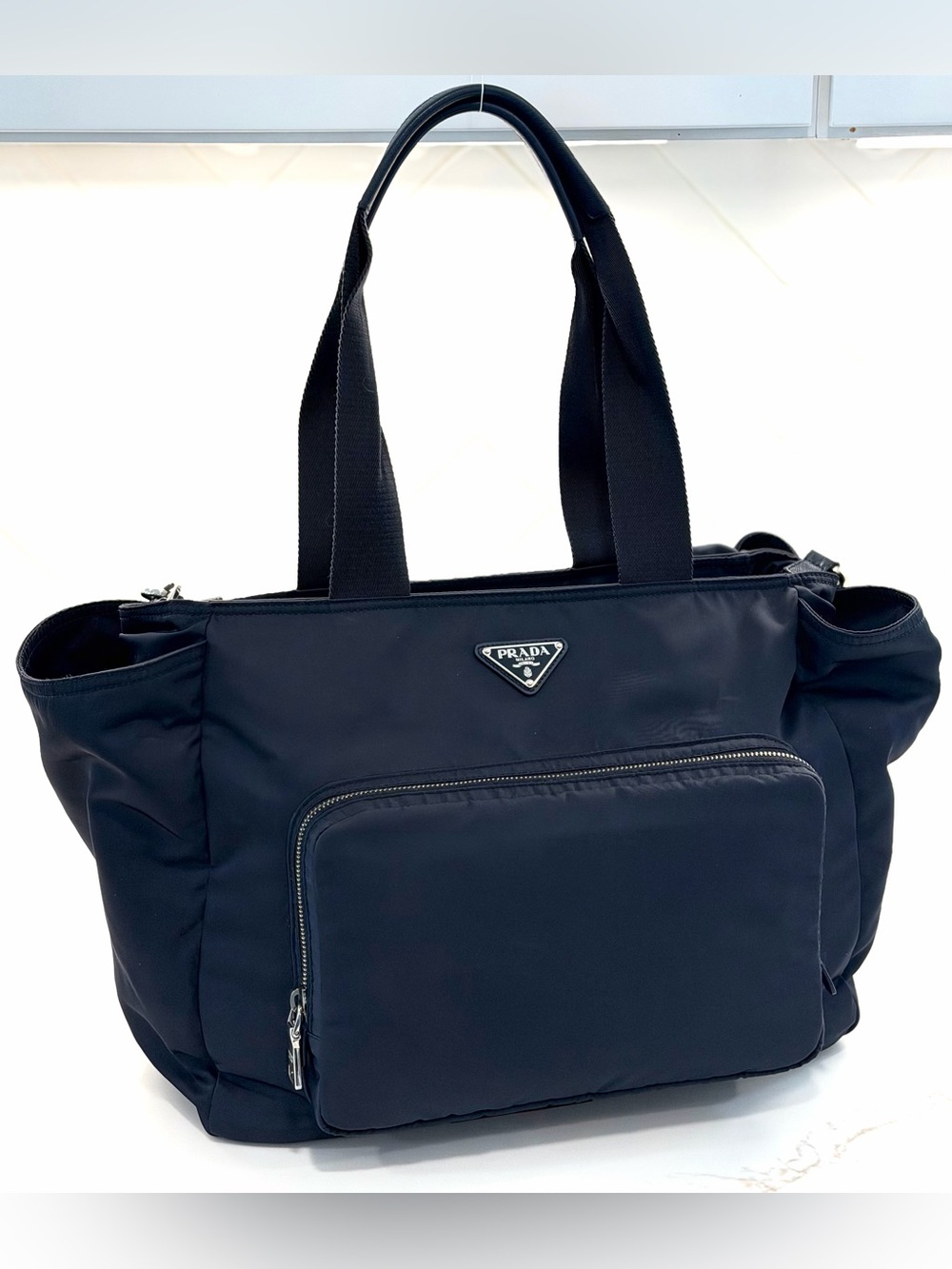 Prada Diaper Bag in Navy
